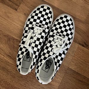 Like new checkered vans